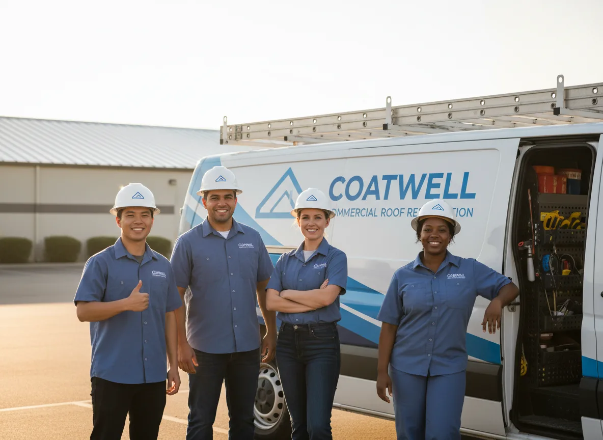 Commercial roof coating company in Ladora, IA